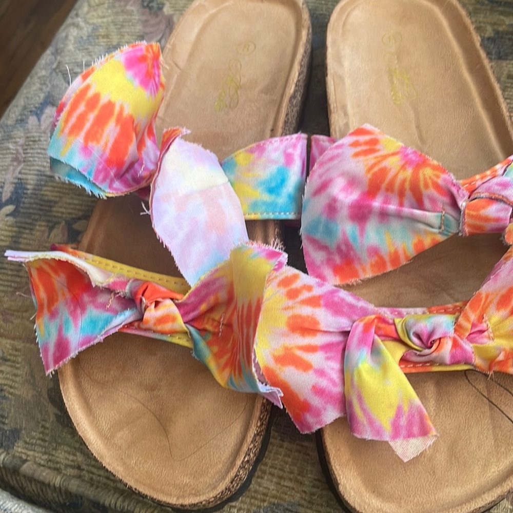 AATA two bow strap sandals